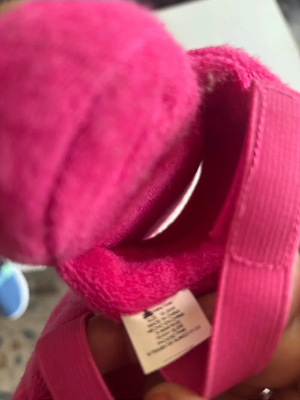 Baby Girl  Pink Cozy Terry Sandals Shoes